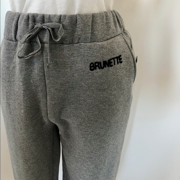 🔥SOLD🔥NWT Brunette The Label (Brunette) Gray Jogger pant - Picture 9 of 9